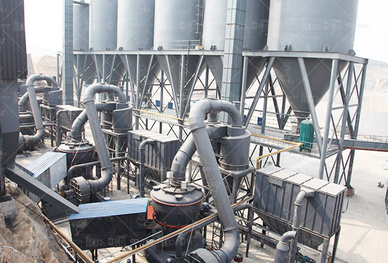 Traitement du charbon par MTW215 mill X 4 ensembles, 1 million TPY