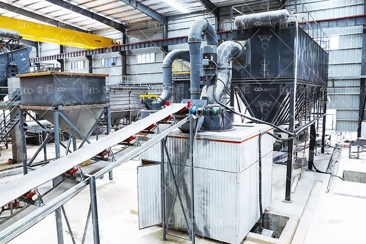 Ligne de production de broyage de CCG de 50 000 tpa en Inde